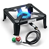 COOKAMP Propane Burner for Outdoor Cooking, 120,000 BTU Single 7