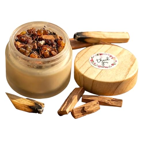 Bougie Palo Santo et Santal pour votre rituel spirituel et méditation du soir