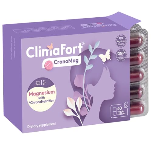 ClimaFort CronoMag | Magnesium for Women in Menopause | 5 Salts Day/Night