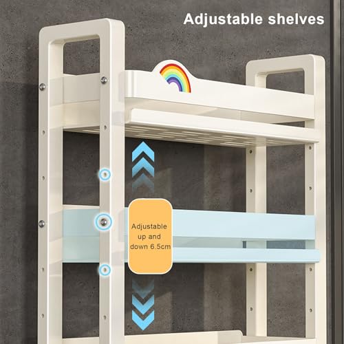 Estante ajustable de tres niveles de acero al carbono sobre el inodoro, organizador de almacenamiento de baño gris con diseño de carga estable para soluciones de ahorro de espacio sobre los inodoros