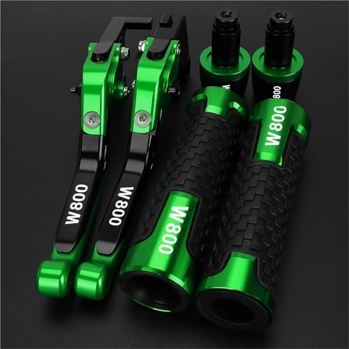 Palancas de freno y embrague para Kawasaki W800 SE 2012-2016 verde