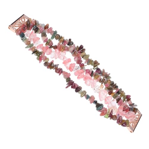 Bracelet de montre élastique coloré en perles de pierre pour un confort quotidien optimal