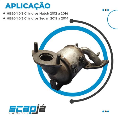 Catalisador Hb20 1.0 3 Cilindros Hatch/sedan 2012 2013 2014