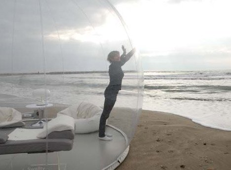 Carpa inflable burbuja AirLink 6 metros con túnel miniatura 3