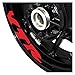 fasdjk Adesivo Riflettente Ruota Moto Adesivi per Ruote Moto Decalcomanie Impermeabili Riflettenti per H-ON-da VTR VTR 1000F 1000 250 SP1 (Color : Reflective Red)