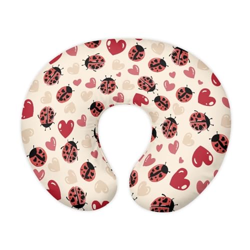 Image of Ladybug Love Nursing Pillow Cover Breathable Neutral Breastfeeding Pillow Cover Easy to Clean Soft Removable Pillow Cover for Infant Snug