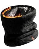 FURTALK Winter Neck Warmer Men Ski Neck Gaiter Scarf For Men Women Thick Warm Fleece Windproof Scarves