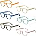 Kerecsen Reading Glasses 6 Pack Great Value Quality Readers Spring Hinge Color Glasses (6 Pairs MIx Color, 2.00)