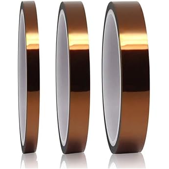 Hitzebest ndiges Klebeband3 Rollen Kapton Tape Polyimid 5/10/15mm