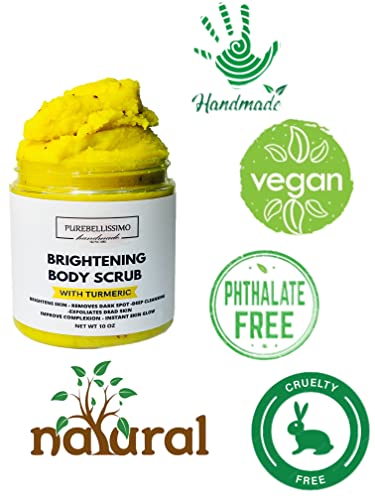 Turmeric Body Scrub Brightening Scrub Sugar Scrub Turmeric Body Exfoliant Hyperpigmentation For Dark Spots #TOP7