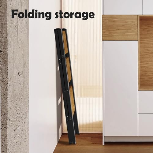 Taranta 3 Step Ladder,Aluminum Lightweight Folding 3 Step Stool With Anti-Slip Wide Pedal thumb #5