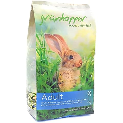 grünhopper Adult 5kg Strukturfutter Kaninchenfutter Cover