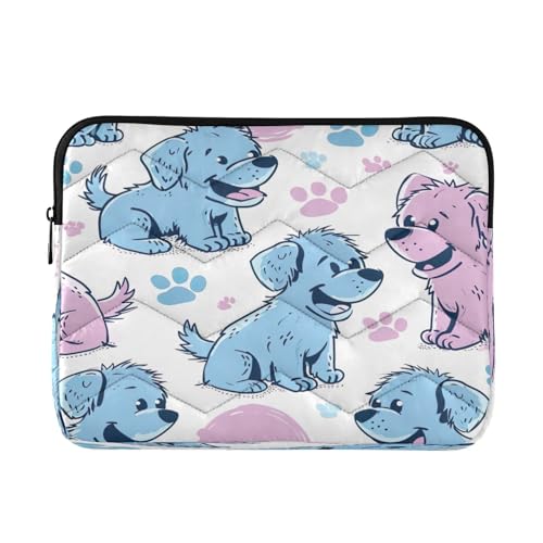 Funda para portátil 13-14 pulgadas impermeable con diseño de perros
