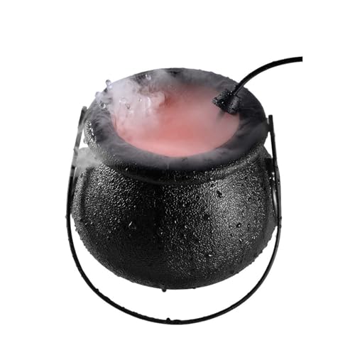 Máquina de humo de Halloween | Halloween Mist Maker | Fog máquina de niebla difusor | máquina de niebla con 12 luces LED coloridas | aparato de humo para boda, Halloween, fiesta y escenario Máquina de humo de Halloween | Halloween Mist Maker | Fog máquina de niebla difusor | máquina de niebla con 12 luces LED coloridas | aparato de humo para boda, Halloween, fiesta y escenario