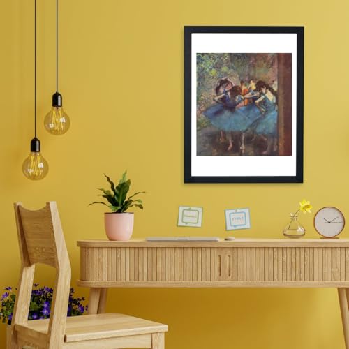 Affiche encadrée Blue Dancers Edgar Degas Spiffing Prints