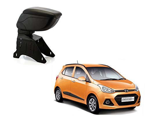 Image of Auto Pearl Car Arm Rest Console Compatible with - i10 Grand -Black