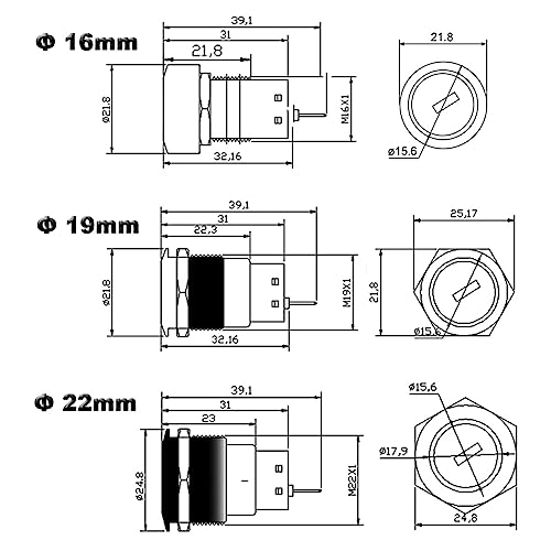 Interrupteur de verrouillage à clé 19mm pour sécuriser vos commandes