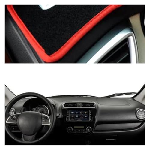 Alfombrilla protectora para salpicadero Mitsubishi Mirage G4 2012-2019 y parasol de coche premium