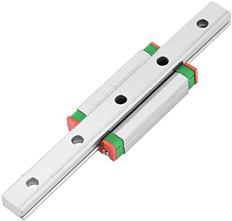 100mm MGN9H Miniature Bearing Steel Linear Motion Rail 9mm Width + Slide Block Linear Rail for Automatic Equipment, Precision Measuring Equipment