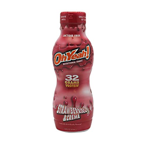 ISS Oh Yeah Strawberries & Cream, 14 oz (Pack of 12) ISS Oh Yeah Strawberries & Cream, 14 oz (Pack of 12)