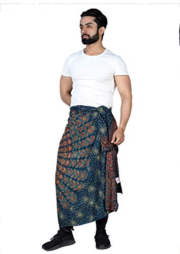 SARJANA HANDICRAFTS Men Women Rayon Mandala Sarong Scarf Shawl Cover Up Swimwear Wrap Dress Bikini Unisex Gypsy Beach Towel4