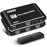 【8K＠60HZ】 HDMI 2.1 切替器 3入力1出力 Chayoo HDMIセレクター 分配器 リモコン付き 48Gbps高帯域 HDCP2.3 PS5/PS4 pro/Xbox/TV-box/PC/Switch/BlueRay DVDプレーヤーなど対応