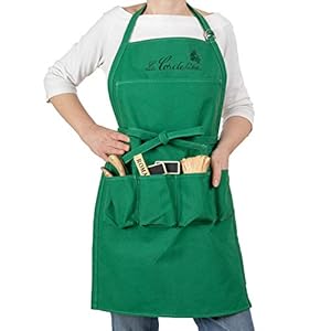 The cordeline Garden Cotton Apron Green 25.0 x 3.0 x 37.0 cm