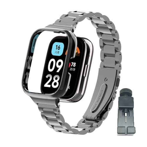 T-BLUER�Ή�Xiaomi Redmi Watch 3 Active �ւ��o���h ���� �X�e�����X ���ɂ₳���� ���o���h �K�тɂ��� �V���I�~�X�}�[�g�E�H�b�` Redmi Watch 3 Active �����o���h ���߉\ �r�W�l�X�� �j���ʗp���u��