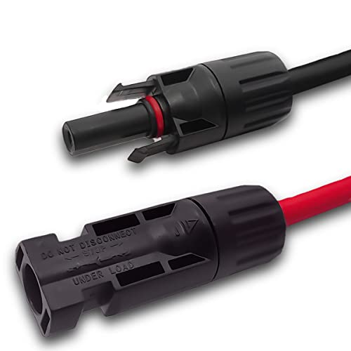 Cabo PV 6mm² 20 metros MC4 Ligação Painel Solar S/Tubular - Sulbel