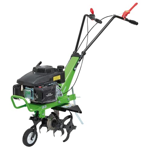 Draper 161cc Self-Propelled Petrol Tiller and Cultivator |3.75kW 4 Stroke 9HP Engine Rotavator | 6...