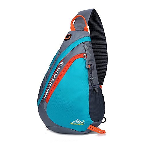 Soradoo Hombres Bolso Bolsa Mochila de Pecho Bandolera Deportivo Mochila de Hombro para Ciclismo Deportes Al Aire Libre Gimnasio Senderismo Escuela Viaje