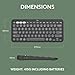 Logitech Pebble Keys 2 K380s, Multi-Device Bluetooth Wireless Keyboard with Customizable Shortcuts, Slim and Portable, Easy-Switch for Windows, macOS, iPadOS, Android, Chrome OS - Tonal Graphite