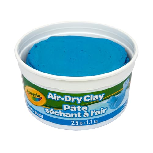 Crayola Air Dry Clay, 2.5lb Tub, Blue