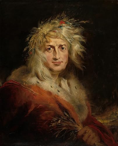 Tableaux David Garrick impression peinture murale Richard Westall 60x90