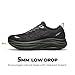 ALLSWIFIT Women's Walking Shoes Cushion Running Tennis Comfortable Arch Support Breathable Lightweight Gym Workout Athletic Fashion Sneakers,Size 6.5,All Black,SARS26004W