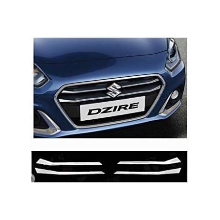 DDA ENTERPRISES bumber Front grill chrome oem type trim grill compatiable dzire 2020-2023 4pcs grill set of 4pcs