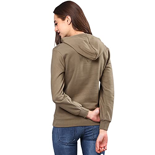 Image of PINACOLADA Women Printed Stylish Casual Hooded Sweatshirts