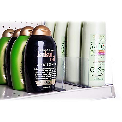 Clear Magnetic Shelf Divider for Gondola & Metal Shelves, 3