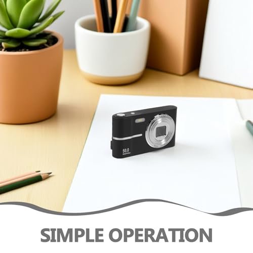 Cámara Digital Compacta Toddmomy Estilo Vintage Negra miniatura 3