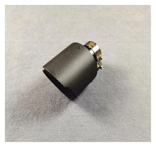 Tuyaux de queue de voiture pour remplacer un embout usé avec du carbone mat noir 51mm