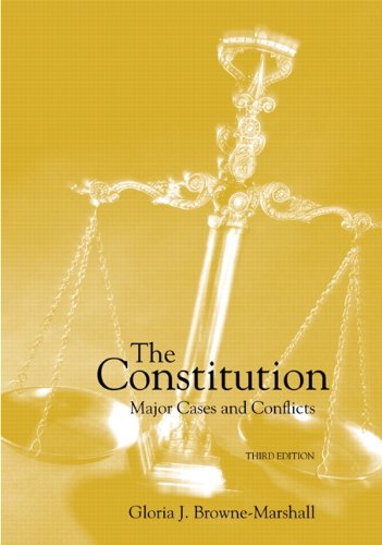 Preisvergleich Produktbild The Constitution: Major Cases and Conflicts