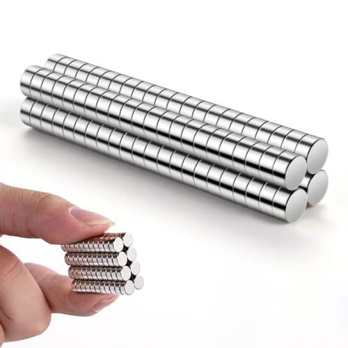 Rhinocats 80Pcs 6x3mm Rare Earth Round Magnets