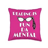 Drag Queen Merch Reading is Fundamental Drag Queen Race Throw Pillow, 16x16, Multicolor