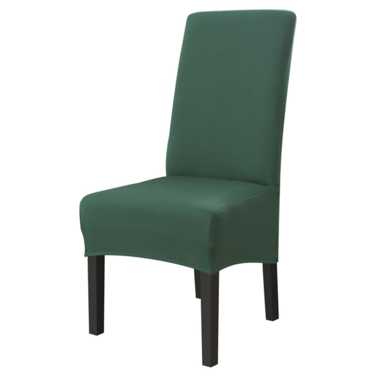 Funda para Silla Grande de 1/2/4 Piezas, Fundas elásticas para Asiento de Color sólido, Fundas para Silla elásticas, Fundas traseras Altas King para Comedor, Boda, Banquete, Hotel