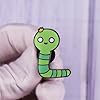 Pinstant King Worm Worms Come Along With Me Adventure Time Jake Finn Cartoon Animated TV Show 1.2"" Enamel Pin Badge, 3.05 cm, Enamel, enamel #1