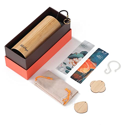 Sinos de Vento de Bambu para Meditação ao Ar Livre Sinos de Vento para Sinos de Cura de Som Yoga Zen