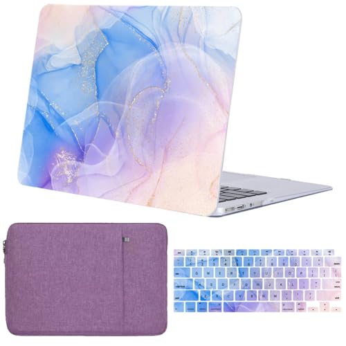 Housse MacBook Neo 13 2026 A3404 protection rigide luxe marbre puce A18 Pro