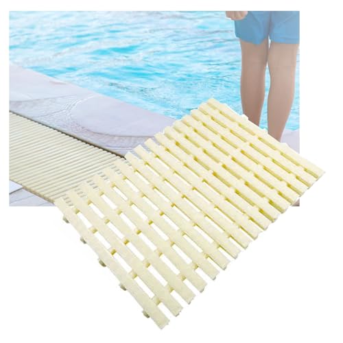 Grille de trop-plein en plastique robuste couleur os 35 cm, module de drainage haut de gamme