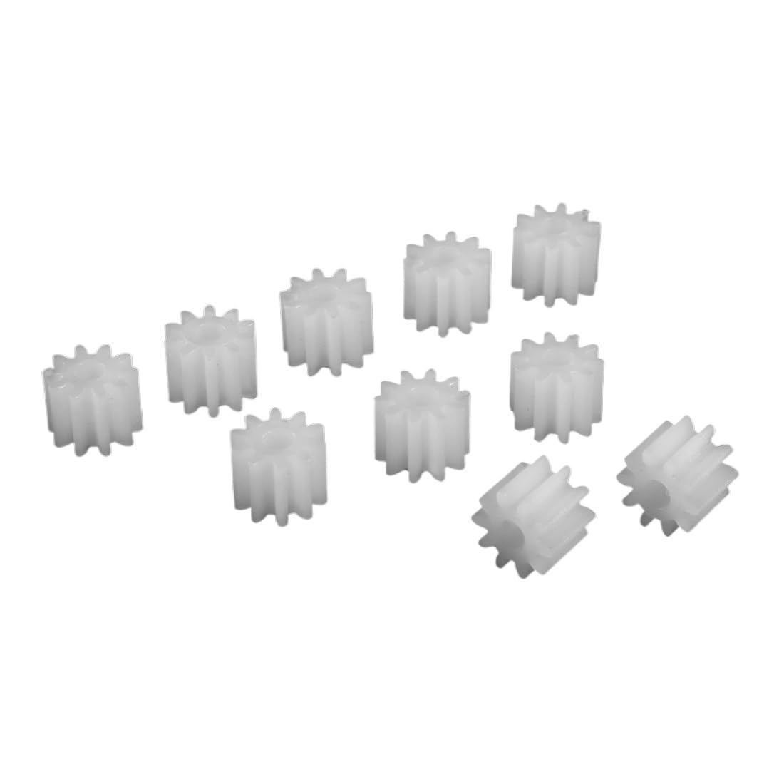 Produktbild von Ritzelwelle 10 Stück – 0,5 Modul, 44 Zähne, 23 Mm Durchmesser, 2 Mm Festsitzende Welle – DIY-Zahnräder Aus Kunststoff Für Modellbau Und Roboter