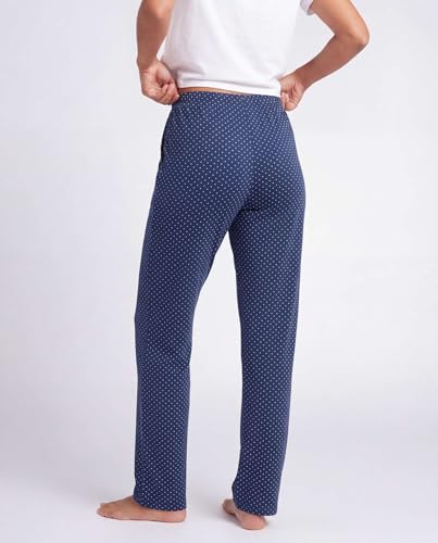 Image of 3 Pack Women's Pajama Pants Soft Lounge PJ Bottoms Comfy Sleepwear Pijamas | Available In Plus Size, Cute Sleep Pajamas, Knit, Loose Fit, Drawstring Elastic Waist, Stretch, Ladies, Night, Sleep, Casual